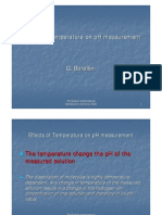 Effects of Temperature on pH Measurement by G. Borrelini