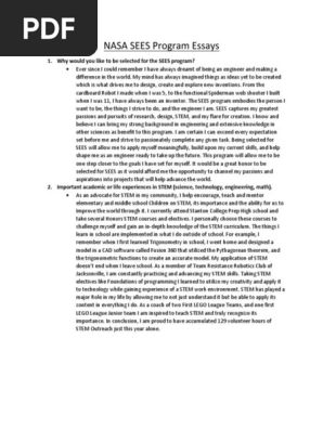 nasa sees application
