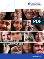 Informe Completo Del Barómetro Global de La Corrupción 2010