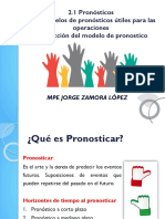 2.1 Pronósticos de Producción