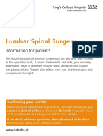 pl - 111.4 - lumbar spinal surgery