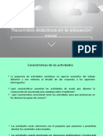 Recorridos Didácticos en La Educación Inicial