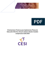 CESI 2018 Orientaciones Técnicas para Implementar Planes de Educación Afectiva