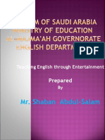 Teaching English through Entertainment2003.ppt