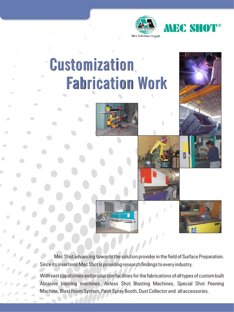MEC SHOT Fabrication Catlogue | PDF | Numerical Control | Machines