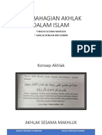 Pembahagian Akhlak Dalam Islam