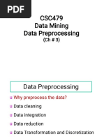 DM Chapter 3 Data Preprocessing