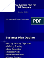 90DayBusinessPlan Template