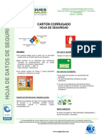 MSDS - Carton Corrugado