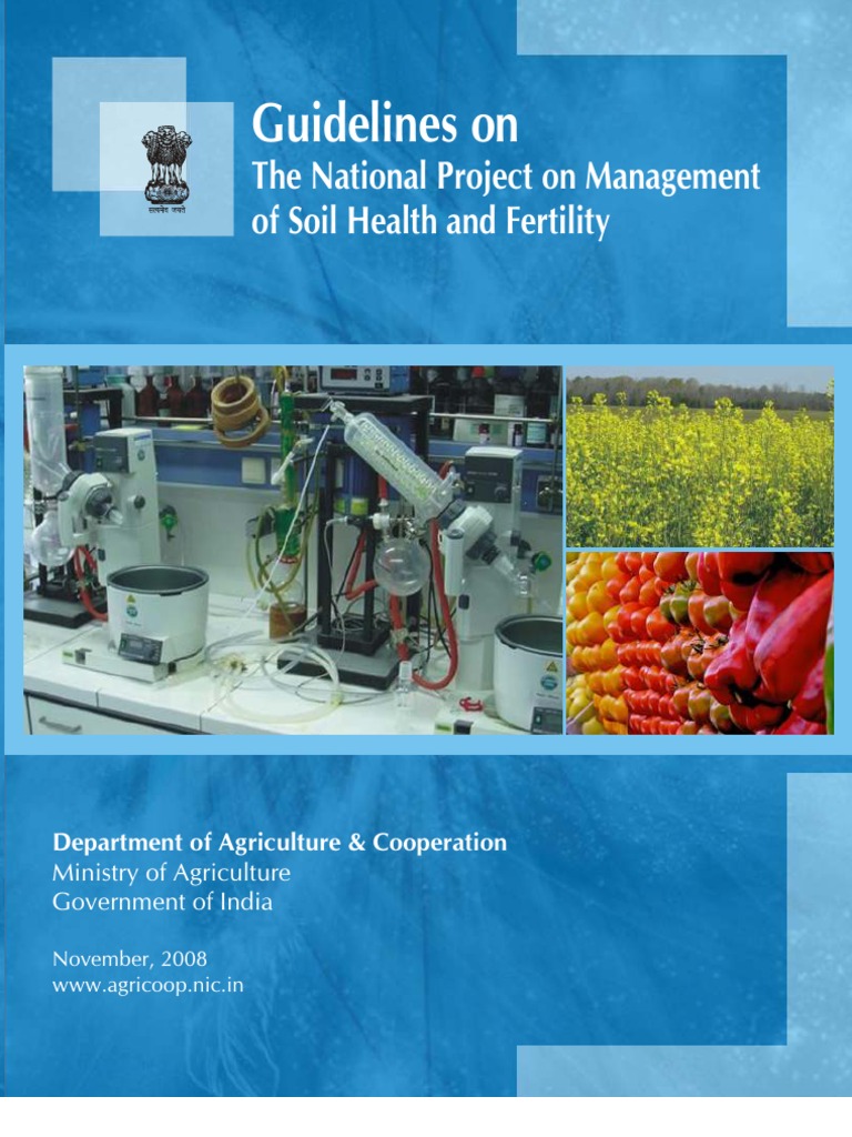 Guidelines On The National Project On Management of Soil Health and