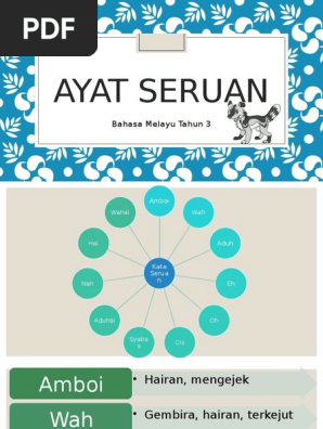 Ayat Seruan Bm Tahun 3 Pdf