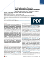 Activation of the aryl hydrocarbon receptor dampens the severity of inflammatory skin conditions