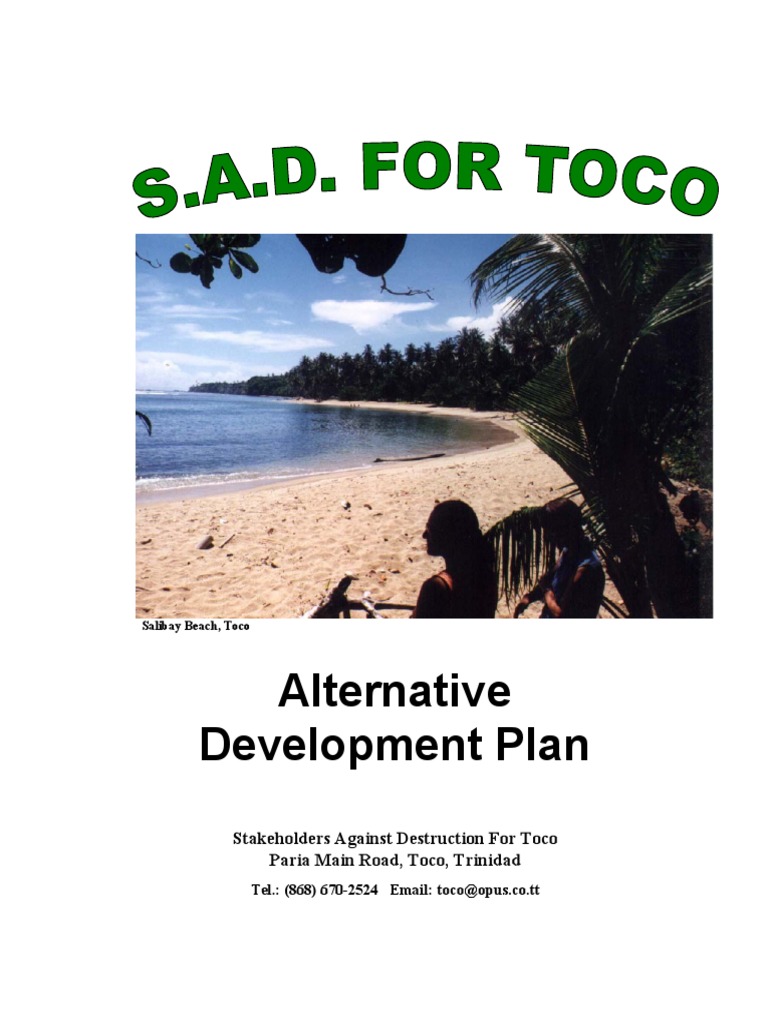 Toco's Sustainable Development Plan | PDF | Sustainability ...