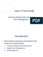 PG Group: A Case Study: Customer Relationship and Supply Chain Management