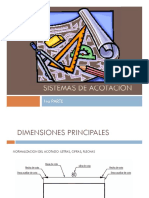 DIBUJO TECNICO - Sistemas de acotacion
