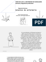 Reporte de Lectura: Procedimientos de Enfermeria