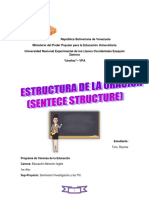 Estructura de La Oración (Sentence Structure)