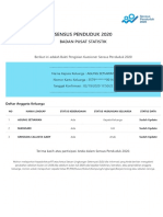 Bukti pengisian SP2020 Online