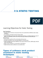 Chapter 3 - Static Testing