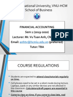 Lecture 01 - Introduction To Accounting