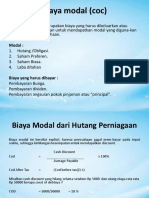 (Materi) 9. Cost of Capital (Biaya Modal) PDF