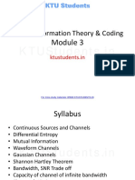EC401 M3-Information Theory & Coding-Ktustudents - in PDF