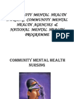 Community Mental Health Nursing, Community Mental Health-1
