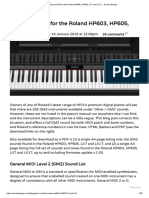 GM2 Sound List For The Roland HP603, HP605, LX7 and LX17 - Sinclair Design