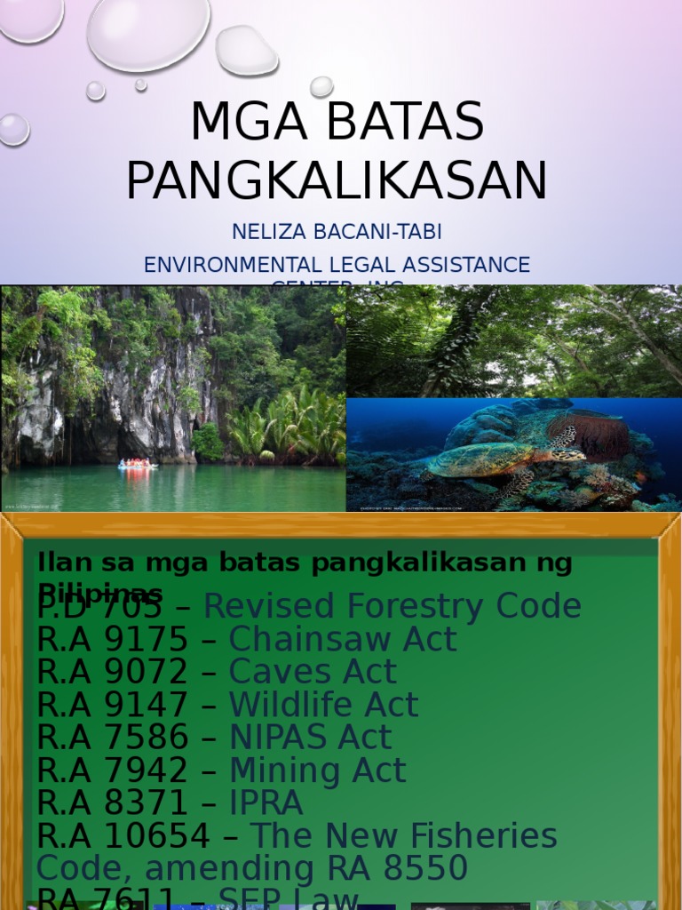 Batas Pangkalikasan  PDF