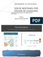 Obtencion de Bioetanol Por Fermentacion de Levaduras