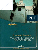 Arendt, Hannah. - Hombres en tiempos de oscuridad [1990].pdf