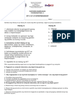 Ikatlong Markahan Quiz No. 3 Epp Ict