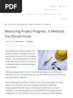 Measuring Project Progress - 6 Methods You Should Know