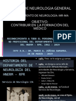 Historia Del Dpto Neurologia I Curso NG Marzo 2019