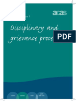 Disciplinary and Grievance Procedures: April 2009 Code of Practice 1