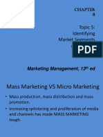 (Topic 5 IUB) Chapter 08 Identifying Market Segments and Targets Marketing Management Autumn 2011