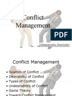 Conflict Management: Deepanshu Jharodia