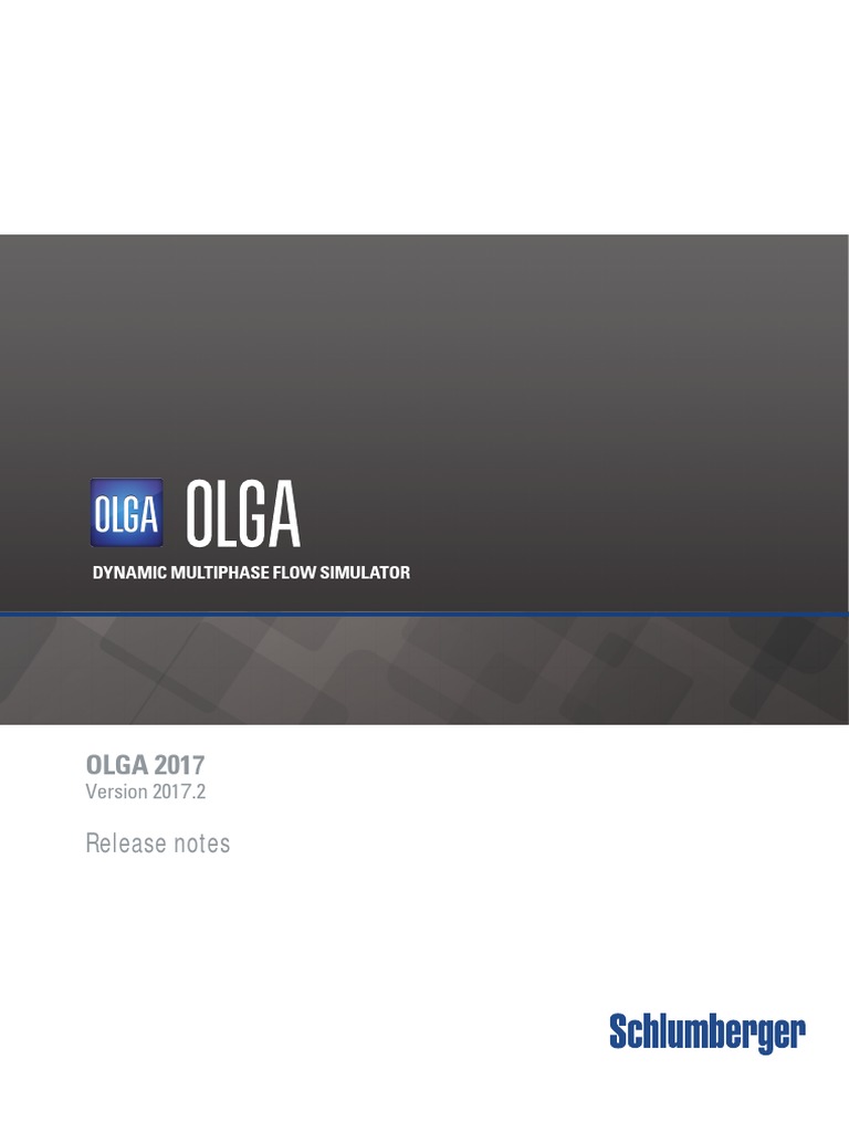OLGA 2017.2.0 Release Notes | PDF | Fluid Dynamics | Pressure