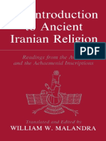 An Introduction To Ancient Iranian Religion - Readings From The Avesta and Achaemenid Inscriptions