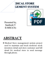 Medical Stroe Management System