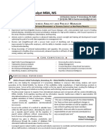 Senior Business Analyst Resume PDF