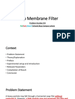 Soap Membrane Filter