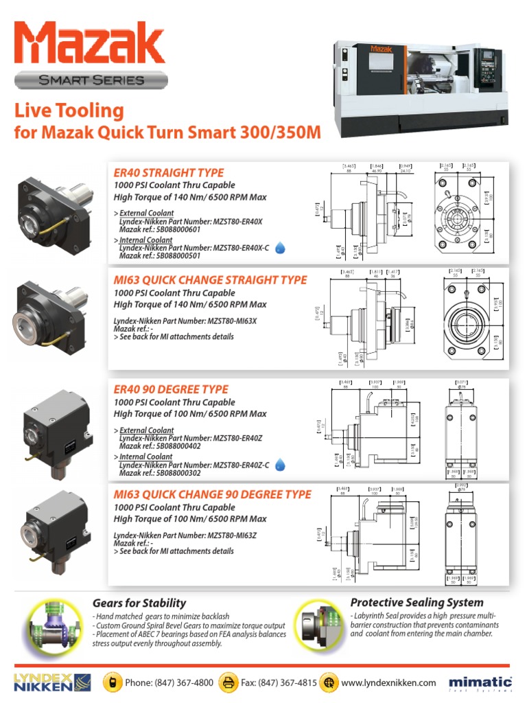 Mazak Live Tooling Programming