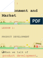 Lesson 2 Environment and Market, Concept Development