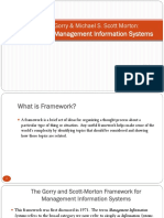 Framework For Management Information Sys