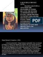 Lakandula's Revolt and Early Philippine Uprisings Against Spanish Rule (1575-1649