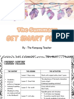 2019 EL Y3 The Summary of Get Smart Plus 3 The Kampung Teacher