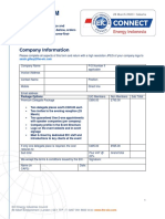 EIC Delegate Package Application Form - Indonesia 2020