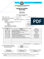 DSA Form No1. 3 - Financial Report
