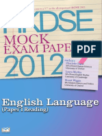 5 Double Star DSE Mock Paper Englsh P1 Sample PDF
